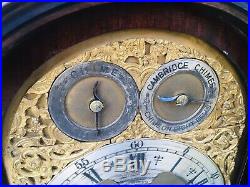 Grande Pendule Horloge Carillon 9 Cloches Bracket Clock Fusee Japonisant