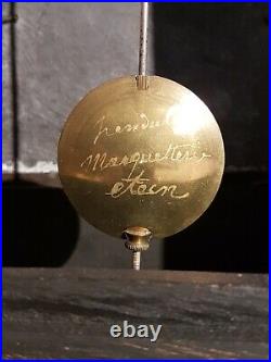 Grande Pendule religieuse laiton bronze doré signé F. De Mire vers 1855