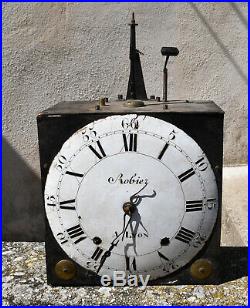 HORLOGE COMTOISE MOUVEMENT 18eme SIECLE clock