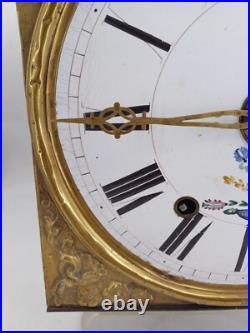 HORLOGE COMTOISE MOUVEMENT PENDULE XIXème MECANISME RELOJ UHR/OROLOGIO