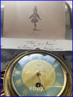 HORLOGE MURALE SOLEIL Circa 1930 SOLEIL VERSAILLES Cartel SILVOS PARIS