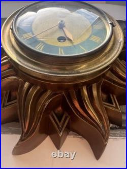 HORLOGE MURALE SOLEIL Circa 1930 SOLEIL VERSAILLES Cartel SILVOS PARIS