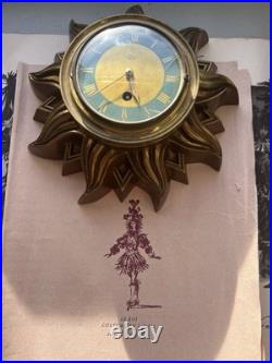HORLOGE MURALE SOLEIL Circa 1930 SOLEIL VERSAILLES Cartel SILVOS PARIS