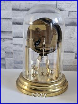 Horloge A Poser Schmid Mecanique Pendules rotatif 8 Jour En Laiton Sous Cloche Horloge A Poser Schmid Mecanique Pendules rotatif 8 Jour En Laiton Sous Cloche