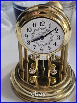 Horloge A Poser Schmid Mecanique Pendules rotatif 8 Jour En Laiton Sous Cloche Horloge A Poser Schmid Mecanique Pendules rotatif 8 Jour En Laiton Sous Cloche