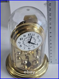 Horloge A Poser Schmid Mecanique Pendules rotatif 8 Jour En Laiton Sous Cloche Horloge A Poser Schmid Mecanique Pendules rotatif 8 Jour En Laiton Sous Cloche