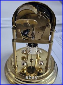 Horloge A Poser Schmid Mecanique Pendules rotatif 8 Jour En Laiton Sous Cloche Horloge A Poser Schmid Mecanique Pendules rotatif 8 Jour En Laiton Sous Cloche