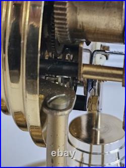 Horloge A Poser Schmid Mecanique Pendules rotatif 8 Jour En Laiton Sous Cloche Horloge A Poser Schmid Mecanique Pendules rotatif 8 Jour En Laiton Sous Cloche
