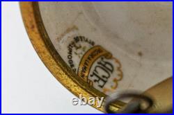 Horloge ACF Vintage de table oeuf porcelaine Horloge ACF Vintage de table oeuf porcelaine