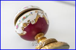 Horloge ACF Vintage de table oeuf porcelaine Horloge ACF Vintage de table oeuf porcelaine