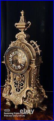 Horloge Bronze Signé Japy Frères