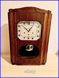 Horloge Carillon Vedette en Bois Fabrication Française Vintage