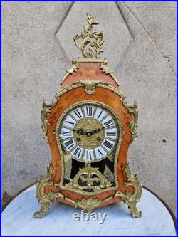 Horloge Cartel & Pendule Marquetée Style Louis XV