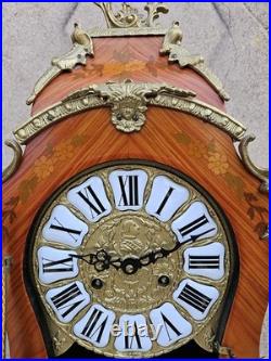 Horloge Cartel & Pendule Marquetée Style Louis XV