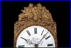 Horloge Comtoise 3 Cloches French Antique Clock
