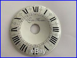 Horloge Comtoise Petit Cadran Signé 14,8 CM Kleines Zifferblatt Comtoise Uhr
