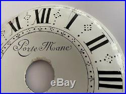 Horloge Comtoise Petit Cadran Signé 14,8 CM Kleines Zifferblatt Comtoise Uhr