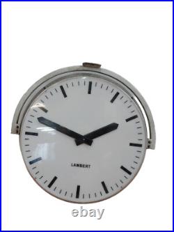 Horloge D'usine Lambert Double Faces Mouvement Crouzet Horloge D'usine Lambert Double Faces Mouvement Crouzet