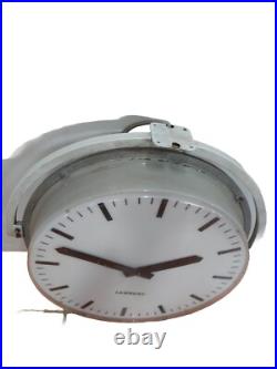 Horloge D'usine Lambert Double Faces Mouvement Crouzet Horloge D'usine Lambert Double Faces Mouvement Crouzet