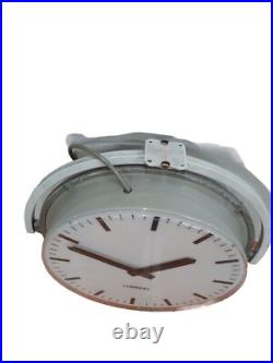 Horloge D'usine Lambert Double Faces Mouvement Crouzet Horloge D'usine Lambert Double Faces Mouvement Crouzet