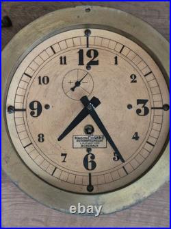 Horloge De Navire Ancienne A Restaurer
