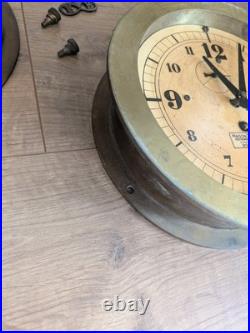 Horloge De Navire Ancienne A Restaurer