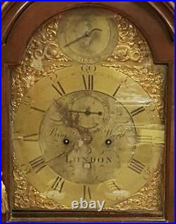 Horloge De Parquet. Benjamin Ward. Meubles En Acajou Horloge. Londres. XVIII È