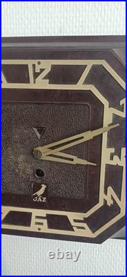 Horloge Jaz Bakélite Rouge Année 30-40