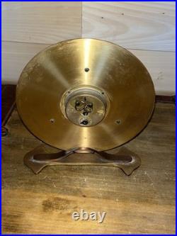 Horloge LANCEL Laiton Doré Hauteur 20cm Largeur 19cm Fonctionnement Ok Réveil