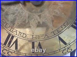 Horloge Lanterne Pendule Cloche Bronze Hubard A Tessy Fronton Pendulum Comtoise