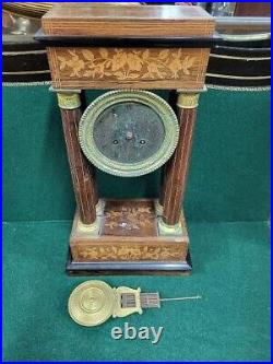 Horloge Pendule A Colonnes N° 3
