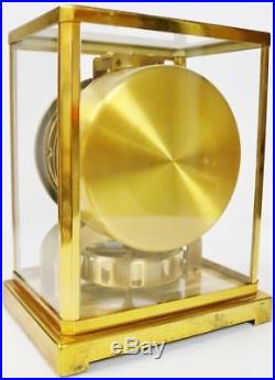 Horloge Pendule ATMOS Jaeger-Lecoultre Cal. 526.5 Laiton doré 1960s N°110 643