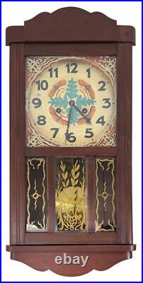 Horloge Pendule Antique en Bois