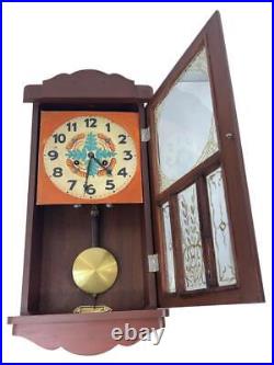 Horloge Pendule Antique en Bois