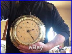 Horloge Pendule Brillie Freres (pendule Electrique Laiton Massif)