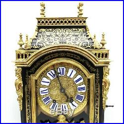 Horloge Pendule Cartel Boulle daté 1855