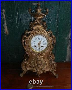 Horloge Pendule Cartel En Bronze