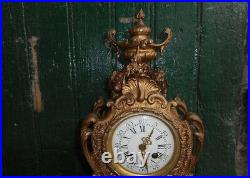 Horloge Pendule Cartel En Bronze