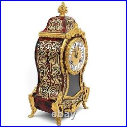 Horloge Pendule Cartel en marqueterie Boulle 19ème siècle