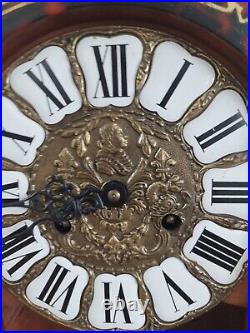Horloge Pendule Cartel en marqueterie Boulle 20ème siècle