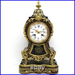 Horloge Pendule Cartel marqueterie Boulle 19ème siècle