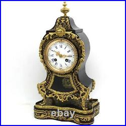 Horloge Pendule Cartel marqueterie Boulle 19ème siècle