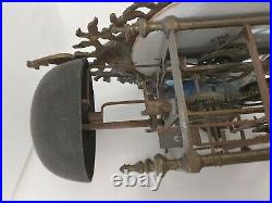 Horloge Pendule Comtoise Lanterne 17 Eme Foret Noire Carillon