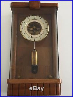 Horloge Pendule Électrique École Nationale Cluses Electric Clock E. N. H Cluses
