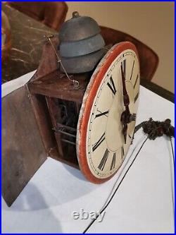 Horloge Pendule Forêt Noirs 3 Cloche 3poids Carillon Comtoise