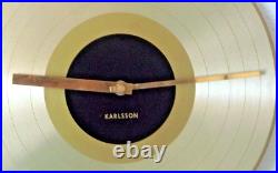 Horloge / Pendule Murale Circulaire Karlsson Imitation Disque Vinyle