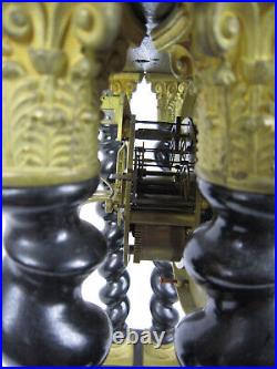 Horloge Pendule Portique d'époque Napoleon III 19ème siècle Douillon ST Nicolas