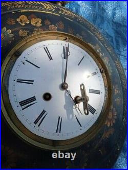 Horloge/Pendule en Métal type Boulangère