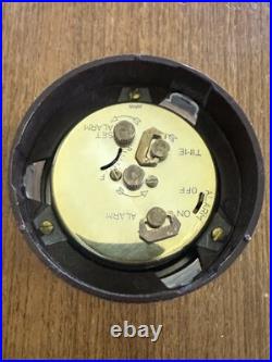 Horloge Réveil Rouleaux Design Space ge Japan Clock Vintage Annees 70