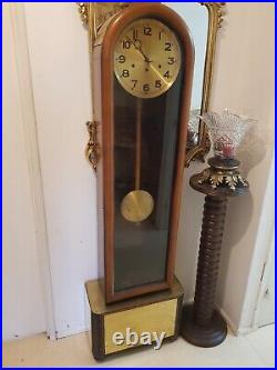 Horloge ancienne avec bronze 1m60 hauteur